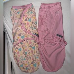 2 Swaddleme velcro swaddles 0-3 months